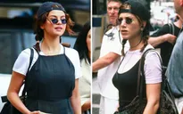 Ăn mặc như vợ cũ của Brad Pitt, Selena Gomez làm sống lại thời trang thập niên 90