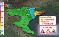 Cảnh báo mưa giông ở Bắc Bộ, Bắc Trung Bộ