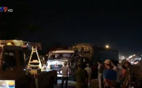 TP.HCM: Hai xe container tông nhau, kẹt xe nghiêm trọng trên quốc lộ 1