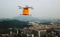 Người Trung Quốc trải nghiệm công nghệ giao hàng bằng máy bay không người lái