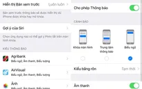 Hướng dẫn cách tắt hiển thị tin nhắn khi khóa màn hình đối với iPhone