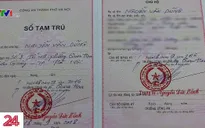 Vạch trần đường dây làm sổ tạm trú giả