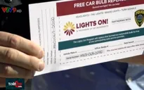 Chuyện lạ đời ở Mỹ: Cảnh sát đưa voucher thay vì vé phạt