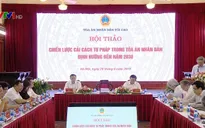 Hội thảo “Chiến lược cải cách tư pháp trong Tòa án nhân dân đến năm 2030”
