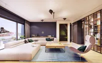Căn hộ có lối trang trí hiện đại, bắt mắt