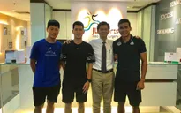 Những hình ảnh mới nhất của Đình Trọng tại Singapore
