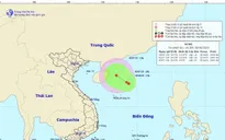 Xuất hiện vùng áp thấp trên biển Đông