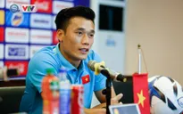 Thủ môn Bùi Tiến Dũng rất vui khi được bầu làm đội trưởng U23 Việt Nam
