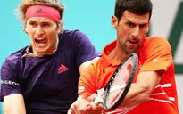 Pháp mở rộng 2019: Zverev để thua Djokovic chóng vánh sau 3 set
