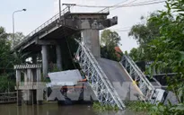 Thông xe cầu Tân Nghĩa sau 7 ngày bị sập