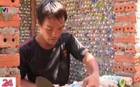 Ngôi nhà từ vỏ chai nhựa trên đảo Bé, Lý Sơn