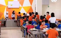 Thức giấc cùng bếp ăn trường học