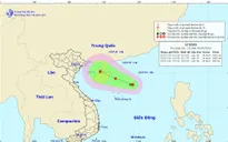 Vùng áp thấp trên Biển Đông đã mạnh lên thành áp thấp nhiệt đới