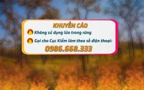 Trung Bộ nắng nóng kéo dài, nguy cơ cháy rừng luôn thường trực