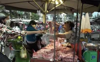 Giá thịt lợn tăng trở lại tại TP. HCM