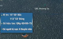 Đã tiếp cận 6 ngư dân trôi dạt ở vùng biển Hoàng Sa