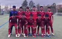U15 Việt Nam thất bại trước đội bóng gồm nhiều tuyển thủ U16 Nhật Bản
