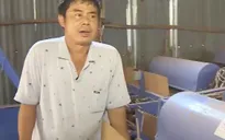Nông dân sáng tạo máy se chỉ xơ dừa