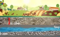 Nắng nóng khiến nguồn nước ở miền Trung xuống thấp ở mức báo động