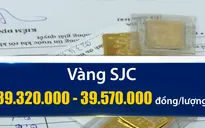 Giá vàng trong nước giảm hơn 100.000 đồng mỗi lượng