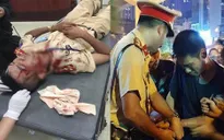 Tạm giữ hình sự người vi phạm giao thông dùng đá tấn công cảnh sát