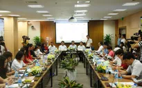Toàn cảnh buổi họp báo Giải bóng chuyền nữ Quốc tế VTV Cup Tôn Hoa Sen 2019