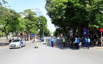 Phân luồng, ứng trực để hạn chế ùn tắc giao thông khi thi công ga ngầm Nhổn - Ga Hà Nội