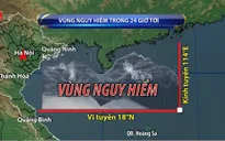 Bão số 3 cách Quảng Ninh - Hải Phòng khoảng 360km