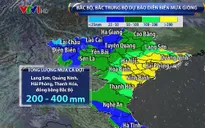 Bão số 3 sẽ gây mưa lũ lớn ở miền Bắc
