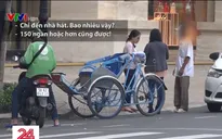 Tài xế xích lô ngang nhiên "chặt chém" khách nước ngoài