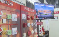 Triển lãm nhiều thiết bị PCCC hiện đại cho nhà cao tầng
