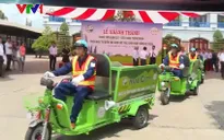 TT-Huế: Thí điểm thu gom rác thải bằng xe điện