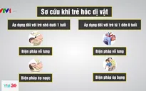 Cách sơ cứu khi trẻ bị hóc dị vật cha mẹ cần biết