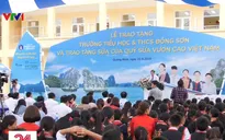 Trao tặng trường học mới cho huyện vùng cao Quảng Ninh