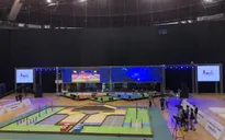 Sôi động không khí buổi thử sân tại ABU Robocon 2019