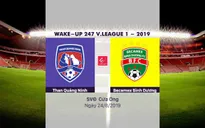 VIDEO Highlights: Than Quảng Ninh 0-1 Becamex Bình Dương (Vòng 22 Wake-up 247 V.League 1-2019)