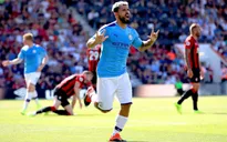 Thắng đậm Bournemouth, Man City áp sát Liverpool