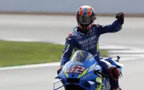 Moto GP: Alex Rins giành chiến thắng kịch tính tại GP Anh