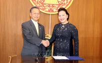 Chủ tịch Quốc hội Nguyễn Thị Kim Ngân hội đàm với Chủ tịch Hạ viện Thái Lan