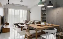 Căn hộ 2 phòng ngủ mang phong cách tối giản