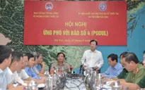 Chủ động các phương án ứng phó với bão số 4