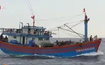 Lai dắt tàu cá Quảng Bình gặp nạn vào bờ