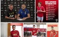 CHÍNH THỨC: Gia nhập Man Utd, Harry Maguire trở thành hậu vệ đắt giá nhất thế giới