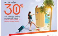 Hành khách được hoàn tiền 30% khi mua vé máy bay bằng thẻ tín dụng