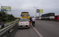 Tai nạn trên cao tốc TP.HCM – Trung Lương, giao thông ùn ứ
