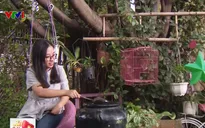 Độc đáo khu vườn tái chế rộng gần 100m2