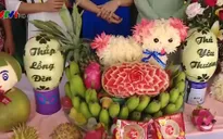 Rộn ràng chuẩn bị mâm ngũ quả Trung thu