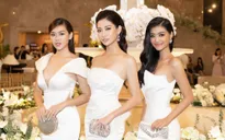 Lương Thùy Linh, Tường San, Kiều Loan đọ sắc trong váy trắng nuột nà