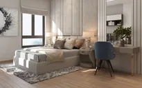 Căn hộ 2 phòng ngủ sử dụng đồ nội thất sang trọng