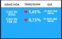 Giá cao su quay đầu giảm